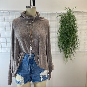 Winter 🥶 Blouse Oversize Cowl Neck Long Sleeve Top